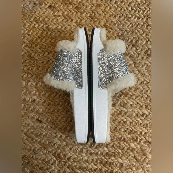 Golden Goose Poolstar Shearling Slides - NEW - Picture 5 of 11